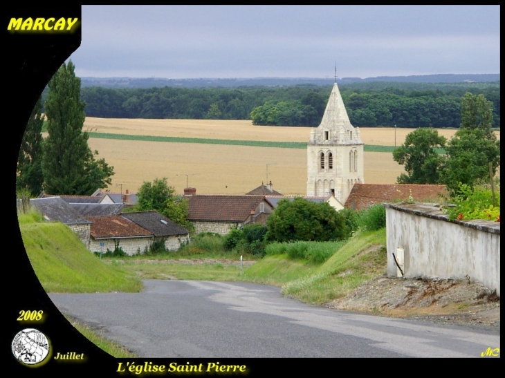 Entrée du village - Marçay