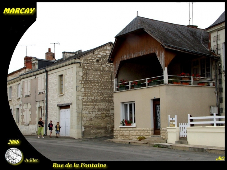 Rue de la Fontaine - Marçay