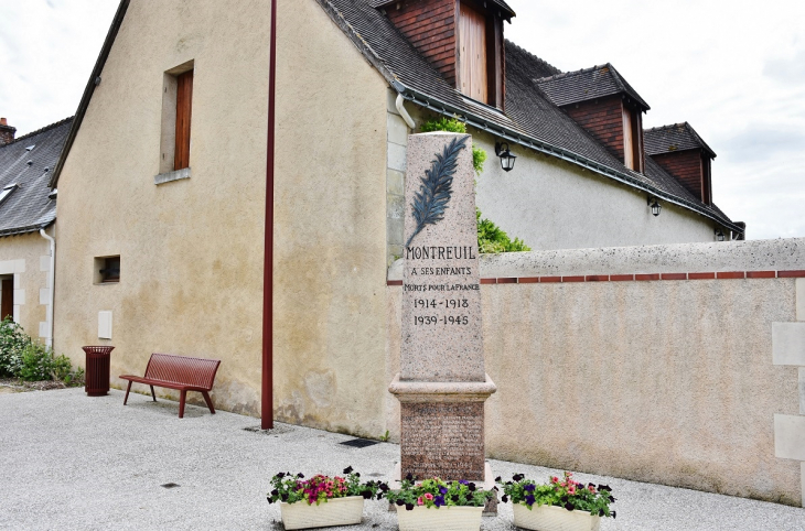 Monument-aux-Morts - Montreuil-en-Touraine