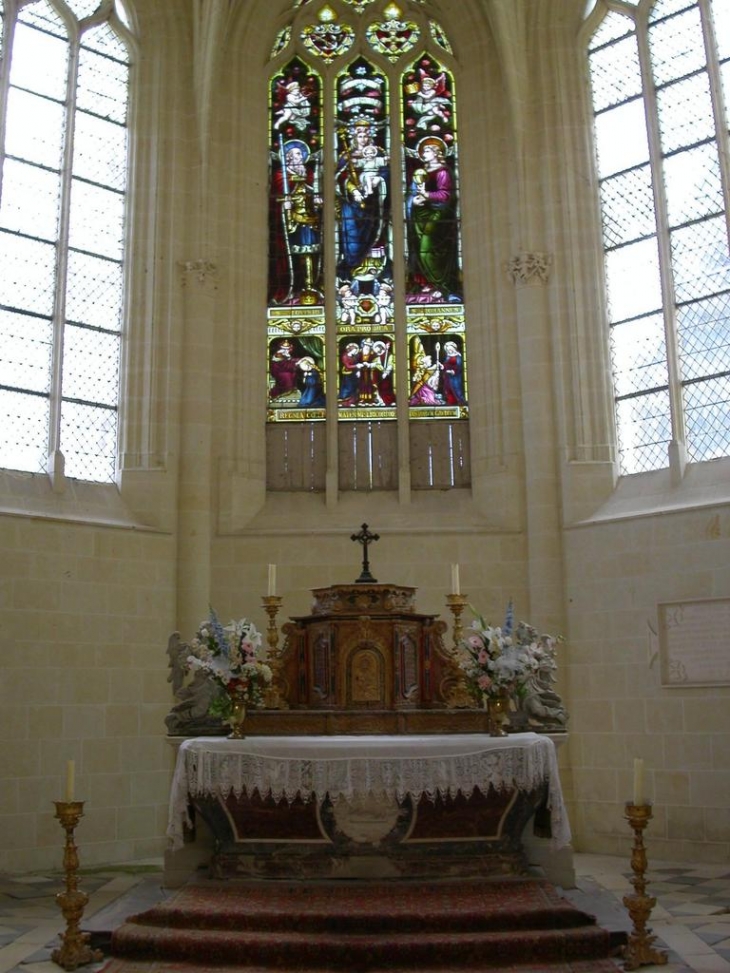 Château d'Ussé: intérieur de la Chapelle - Rigny-Ussé