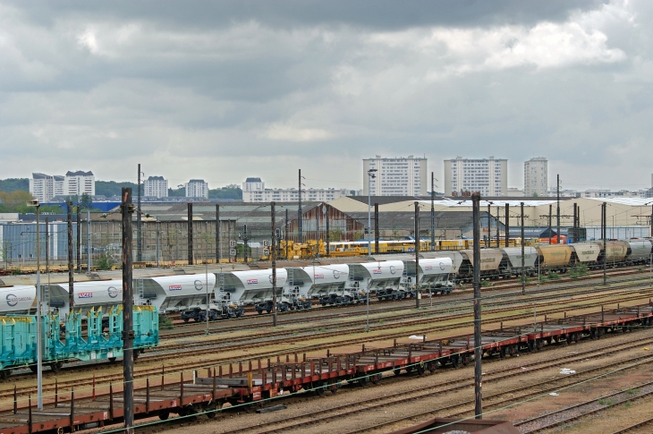 Gare de triage. Saint-Pierre-des-Corps 