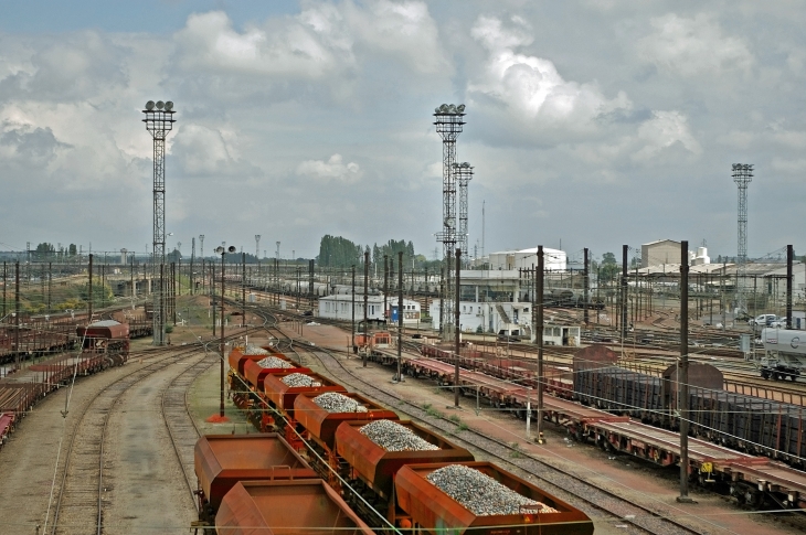 La gare de triage. - Saint-Pierre-des-Corps