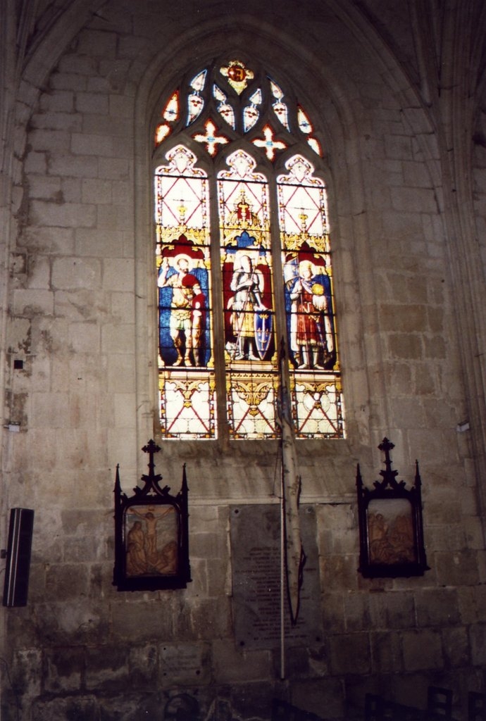 Vitraux de Ste Catherine de Fierbois - Sainte-Catherine-de-Fierbois