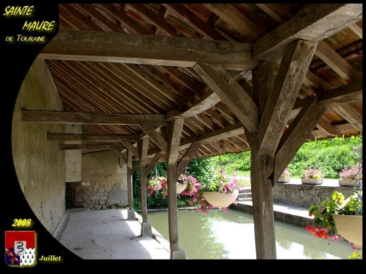 Le lavoir sur  la Jugeraie - Sainte-Maure-de-Touraine