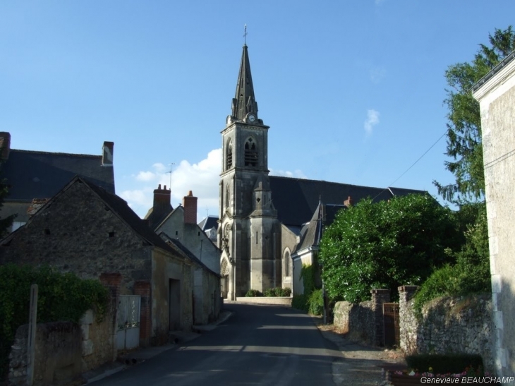 Arrivée à Semblançay en venant de Charentilly