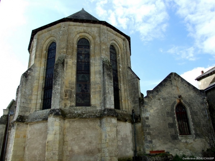 La nef de l'église Saint-Martin - Semblançay