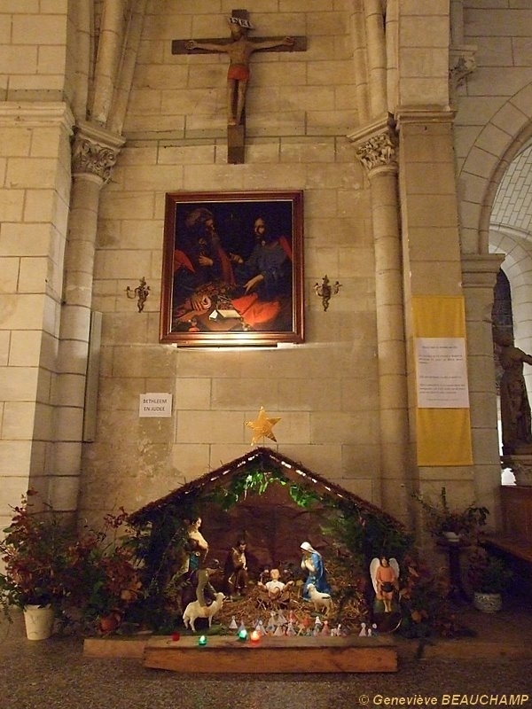 La crèche dans l'église - Semblançay