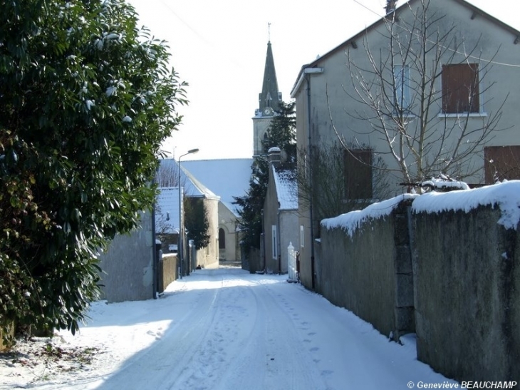 La rue en face de chez moi - Semblançay