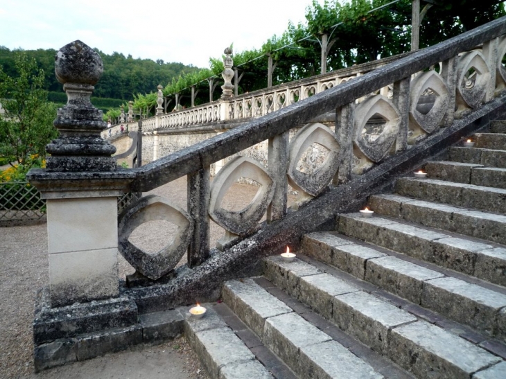 Escalier à Villandry