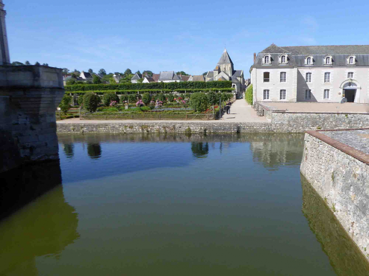 Le village vu du château - Villandry