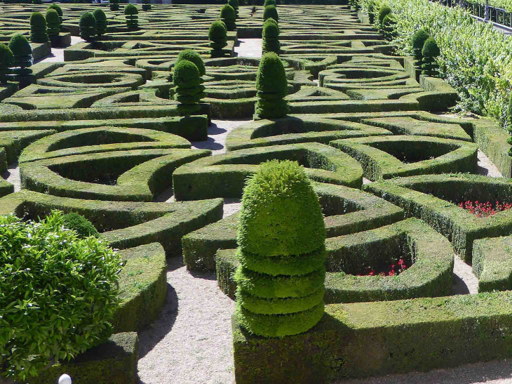 Le jardin d'ornement : l'amour passionné - Villandry