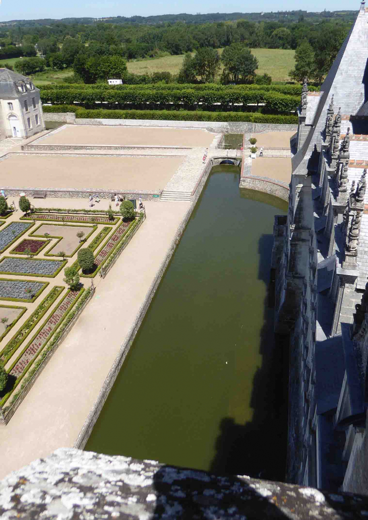 Les toits du château - Villandry