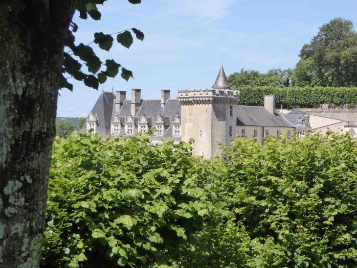 Le château vu des jardins - Villandry