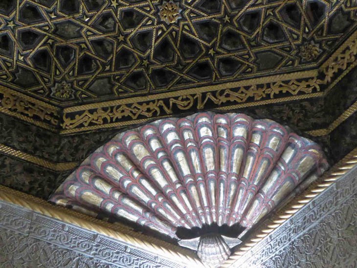 Le château : salon oriental plafond mudejar - Villandry