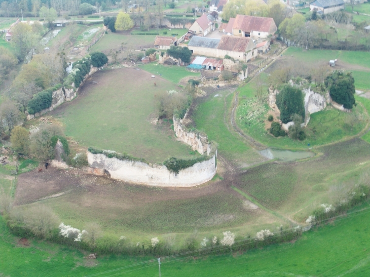 Château de Bommiers Vue aerienne