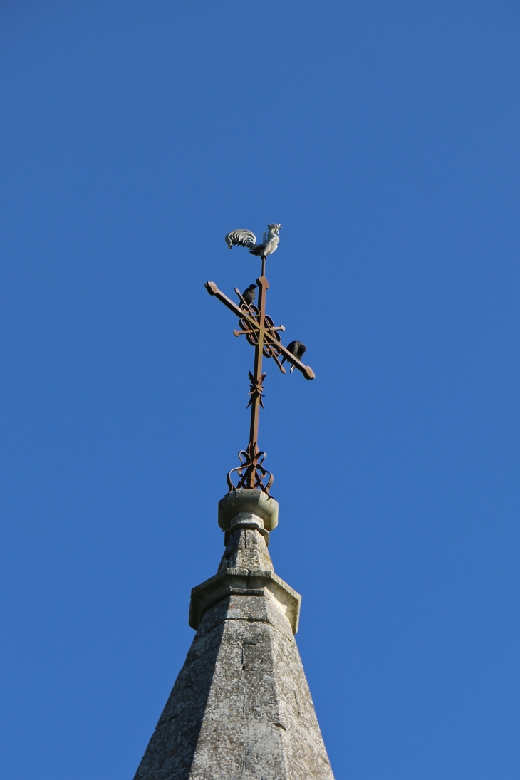 Le paratonnerre de l'église Saint Christophe. - Chitray