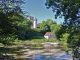 Le château de Romefort et l'ancien moulin seigneurial.