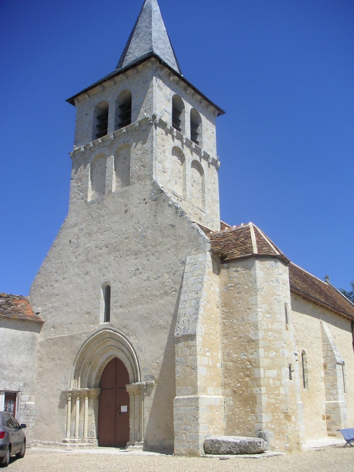 église, extérieur - Douadic