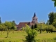 Vue sur le village et l'église.