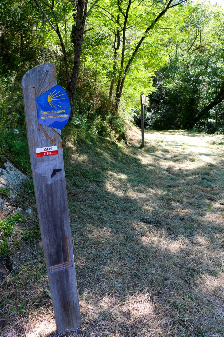 Le chemin de Saint Jacques. - Gargilesse-Dampierre