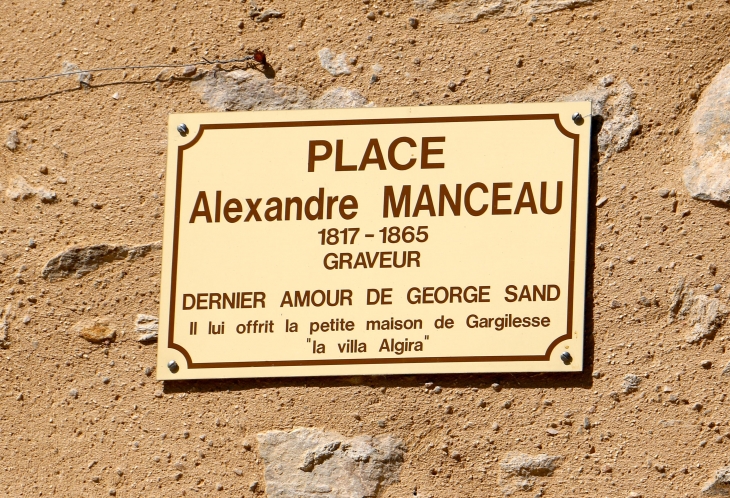 Place Alexandre Manceau. - Gargilesse-Dampierre