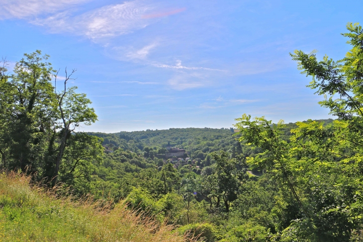 Vue sur le village. - Gargilesse-Dampierre