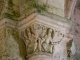 chapiteau roman-sculpte-de-la-nef-de-l-eglise-saint-laurent-et-notre-dame