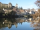 La Creuse, Château-Naillac et l'église St-Cyran, au BLANC (Indre).
