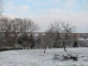 Le viaduc du BLANC (Indre) sous la neige;