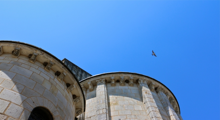 L'abbatiale Saint Pierre. - Méobecq