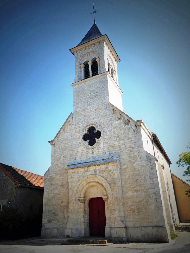 Vic : l'église Saint Martin  - Nohant-Vic