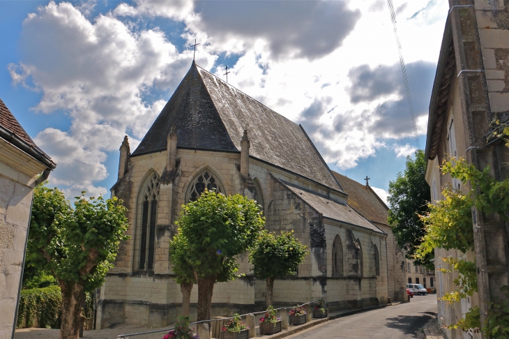 Chevet de l'église Saint Sulpice. - Palluau-sur-Indre