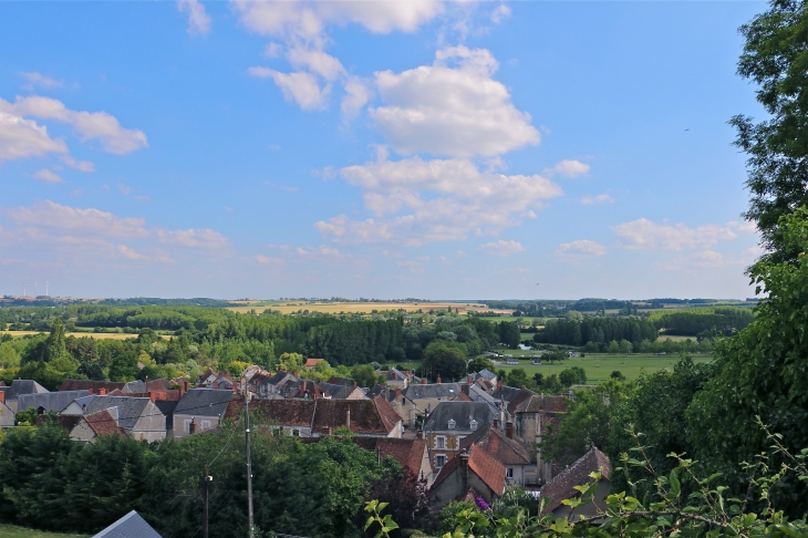 Depuis l'église Saint Sulpice. - Palluau-sur-Indre