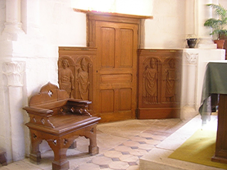 Intérieur de l'église de Pöulaines - Poulaines