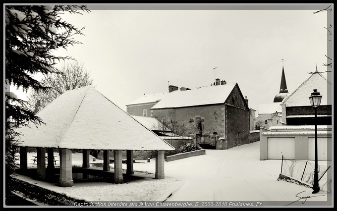 Le lavoir du village - Poulaines