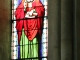 Vitrail de l'église Saint Gaultier.