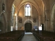 Eglise Saint Marcel : la nef vers le portail.