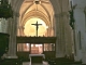 Eglise de Saint Marcel : Le choeur avec son jubé en bois