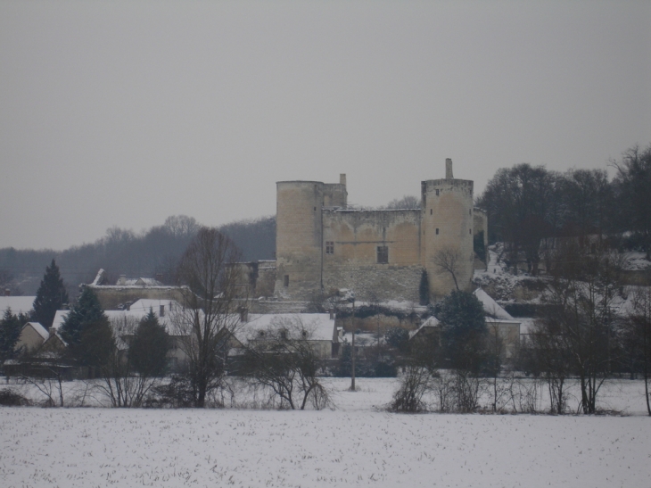 Le château sous la neige - Villentrois