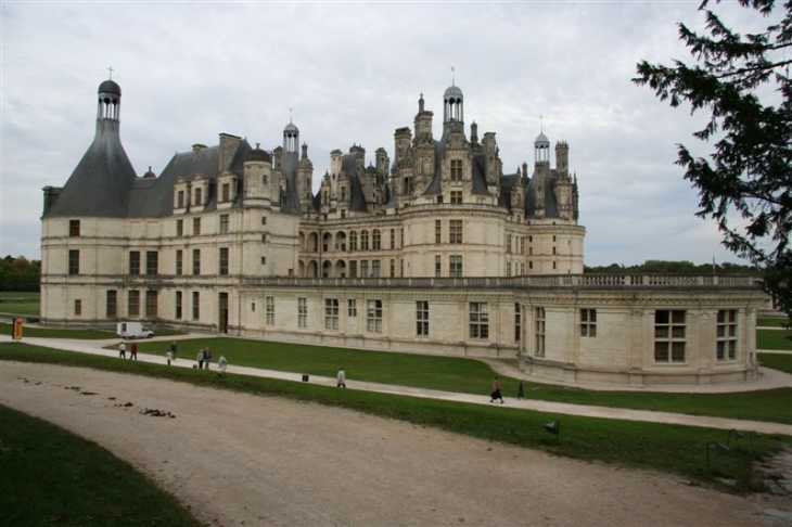 Façade ouest chateau Chambord