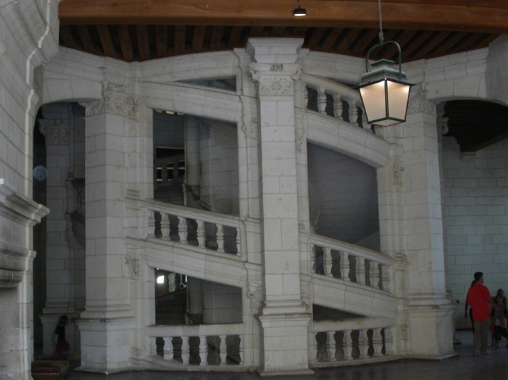 Château de Chambord: Escalier à double hélice