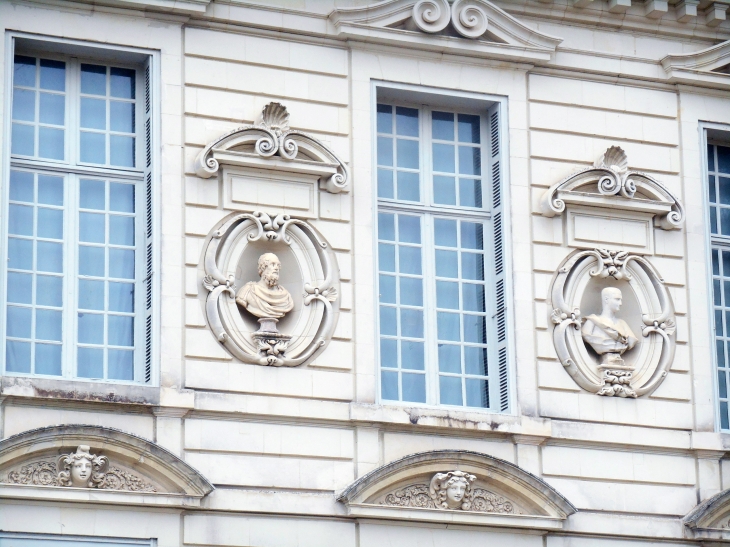 Détail de la façade - Cheverny