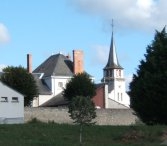 La mairie et l'église - Choussy