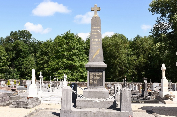 Monument-aux-Morts - Cerdon