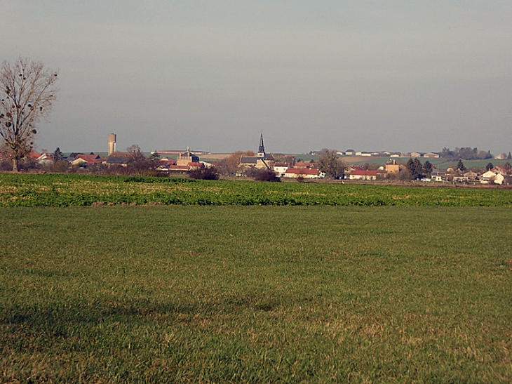 Vue sur le village - Amagne