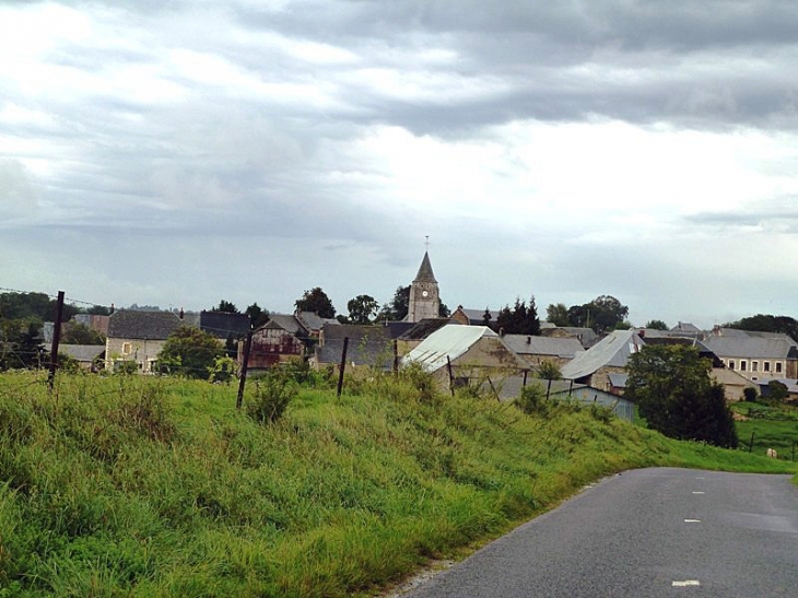 Vue sur le village - Antheny