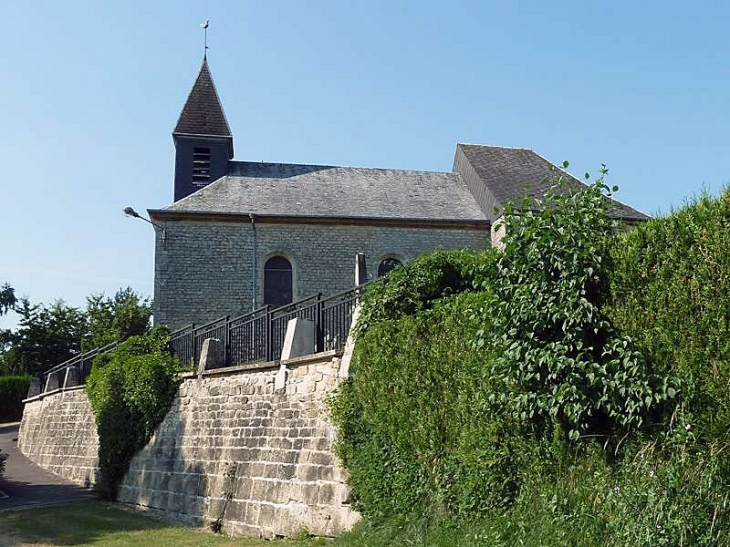 Vue sur l'église - Barbaise