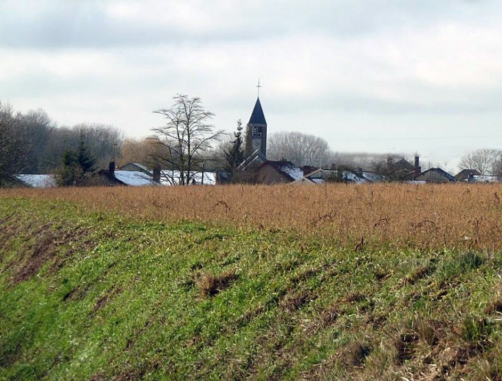 Vue sur le village - Bignicourt