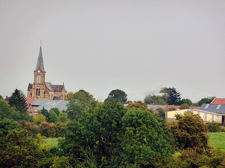 Vue sur le village - Blombay