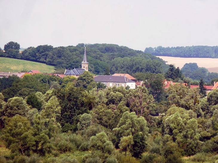 Vue sur le village - Brécy-Brières